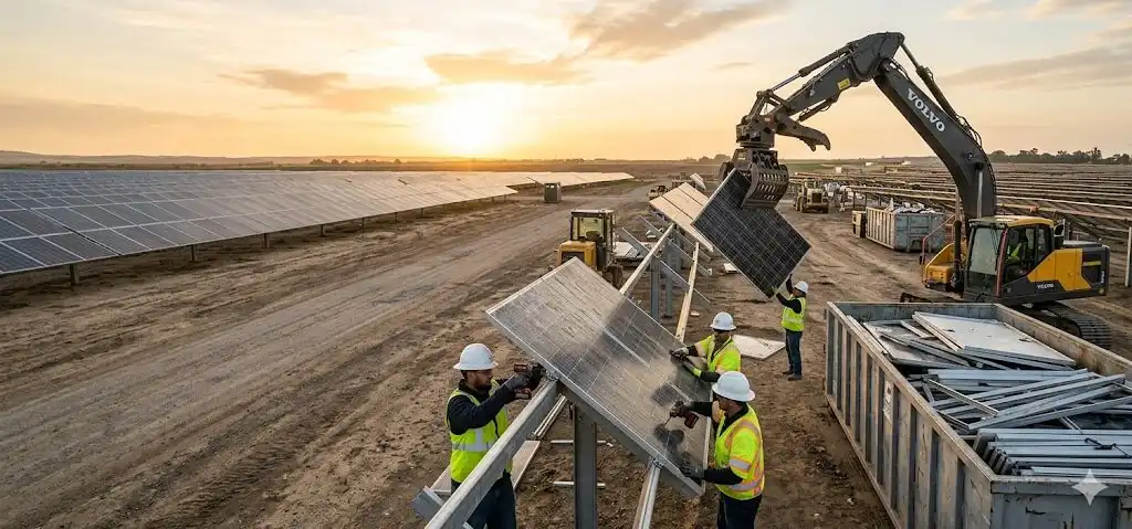 Güneş Enerjisi Panel Sökümü